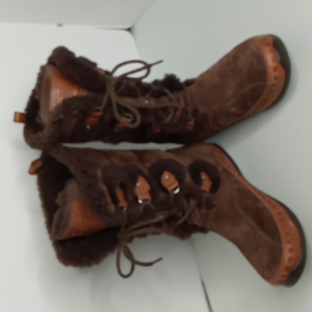 The North Face Women's Brown Waterproof/Insulated Suede Boots - 8.5 - Picture 12 of 12
